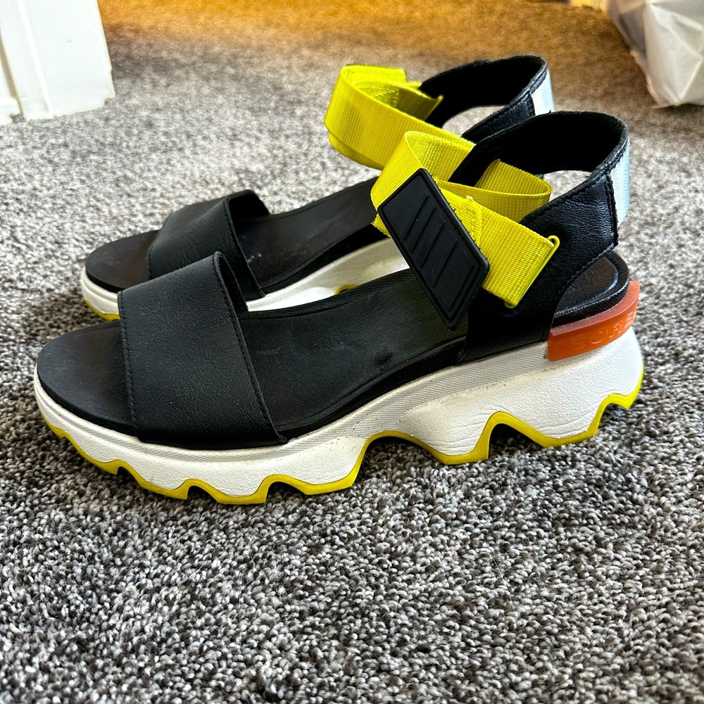 EUC Sorel Kinetic Slingback Sandals